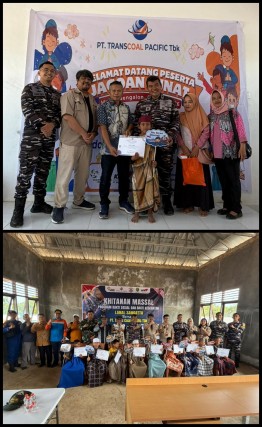PT Transcoal Pacific Tbk Selenggarakan Sunatan Massal bagi Masyarakat Desa Muara Bengalon
