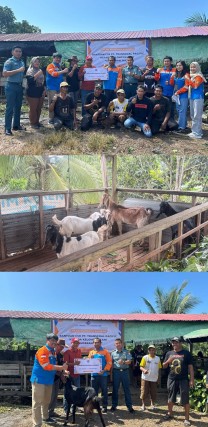 Wujudkan Kemandirian Pangan, PT Transcoal Pacific Tbk Hadirkan Program Budidaya Kambing bagi Warga Desa Singa