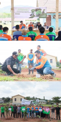 Dukung Pelestarian Lingkungan, PT Transcoal Pacific Tbk Tanam 900 Bibit Pohon di Desa Pantai Linuh