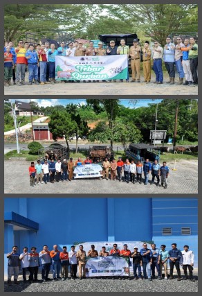 Perkuat Kepedulian Sosial, PT Transcoal Pacific Tbk Distribusikan 2 Ekor Sapi Kurban di Site Asam-Asam
